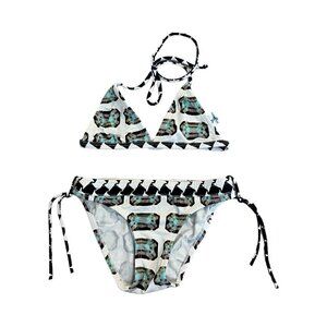 Aguaclara Girls Bikini 2 Piece Swimsuit Size 4